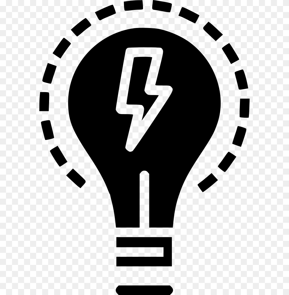 Bulb Idea Imagination Light Lamp Innovation Energy Transparent Internet Cloud Icon, Stencil, Ammunition, Grenade, Weapon Free Png