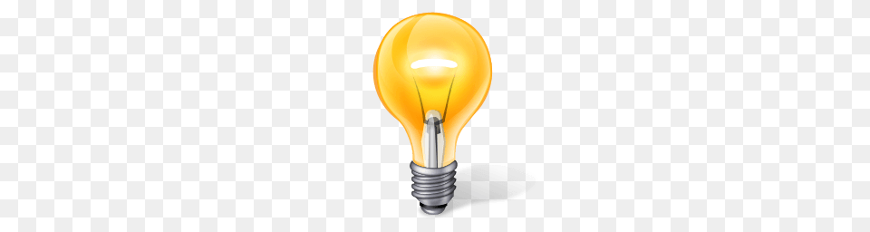 Bulb Illustration Yellow, Light, Appliance, Blow Dryer, Device Free Png Download