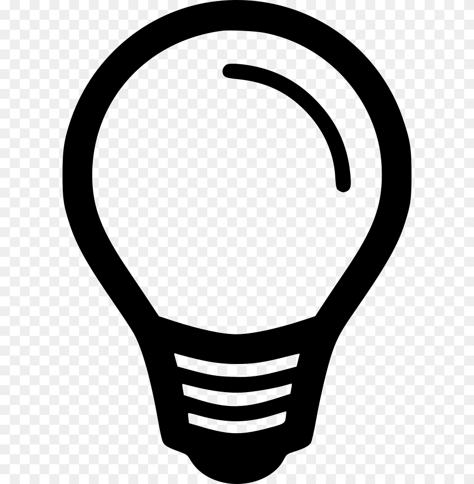 Bulb Lamp Torch Light Comments, Lightbulb, Smoke Pipe Free Png Download