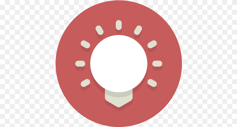 Bulb Light Icon Circle Icons Free Png