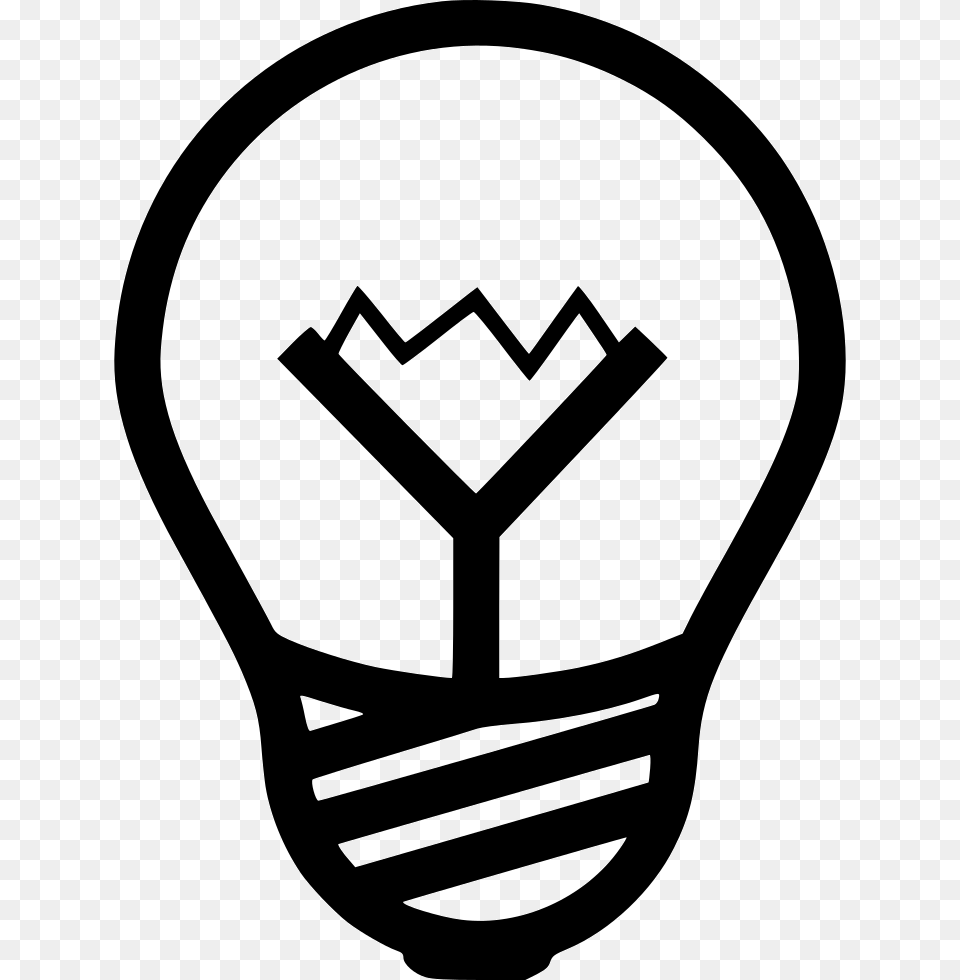Bulb Light Lightbulb Idea Icon Thinking Man, Ammunition, Grenade, Weapon, Stencil Free Png