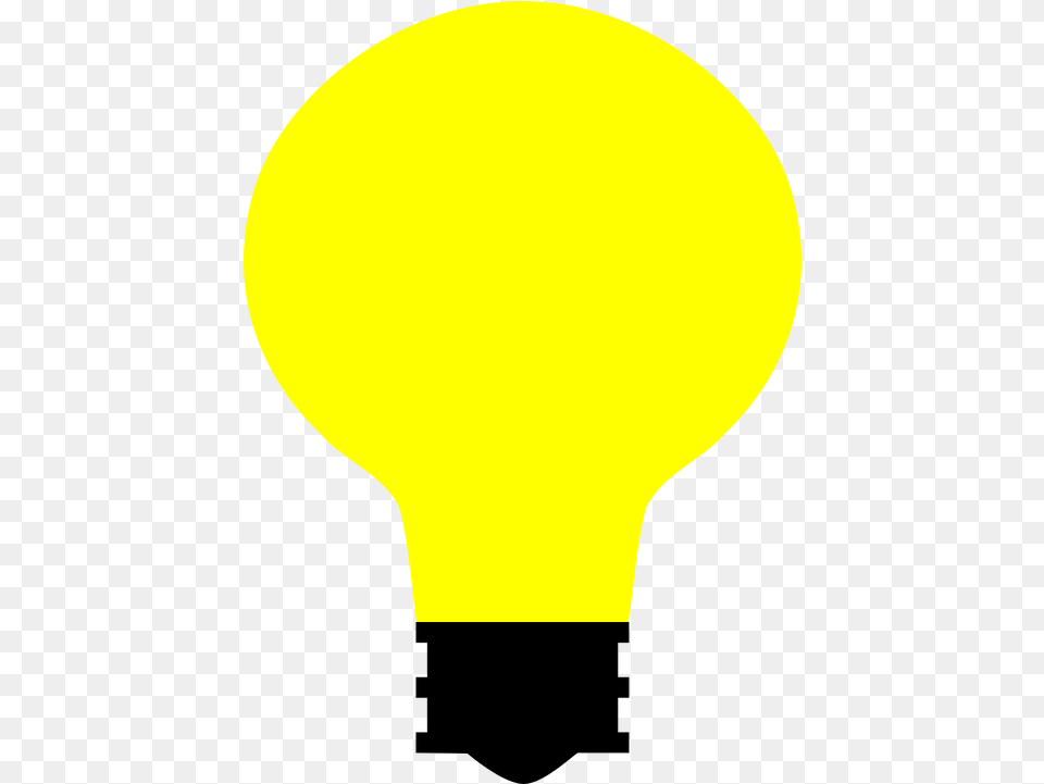 Bulb Light Yellow Vector Graphic On Pixabay Light Bulb, Lightbulb Free Transparent Png