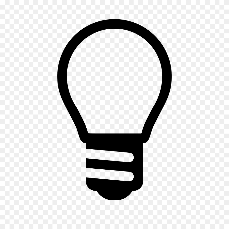 Bulb Silhouette, Light, Lightbulb, Smoke Pipe Free Png Download