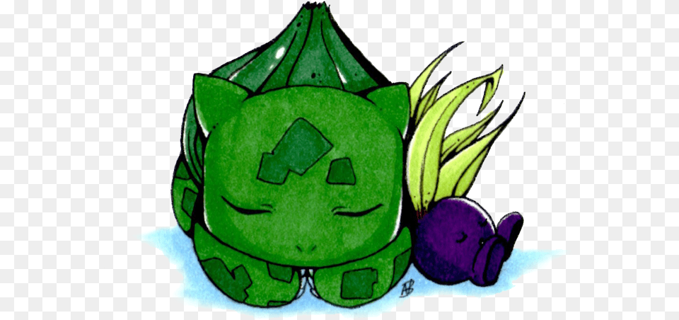 Bulbasaur And Oddish, Green, Recycling Symbol, Symbol, Accessories Free Png Download