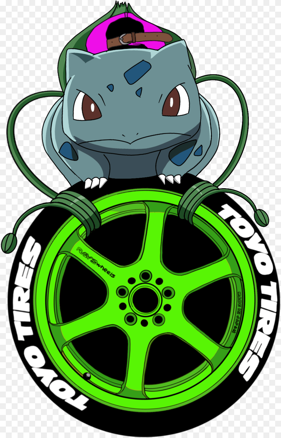 Bulbasaur Rim, Machine, Spoke, Alloy Wheel, Car Free Png Download