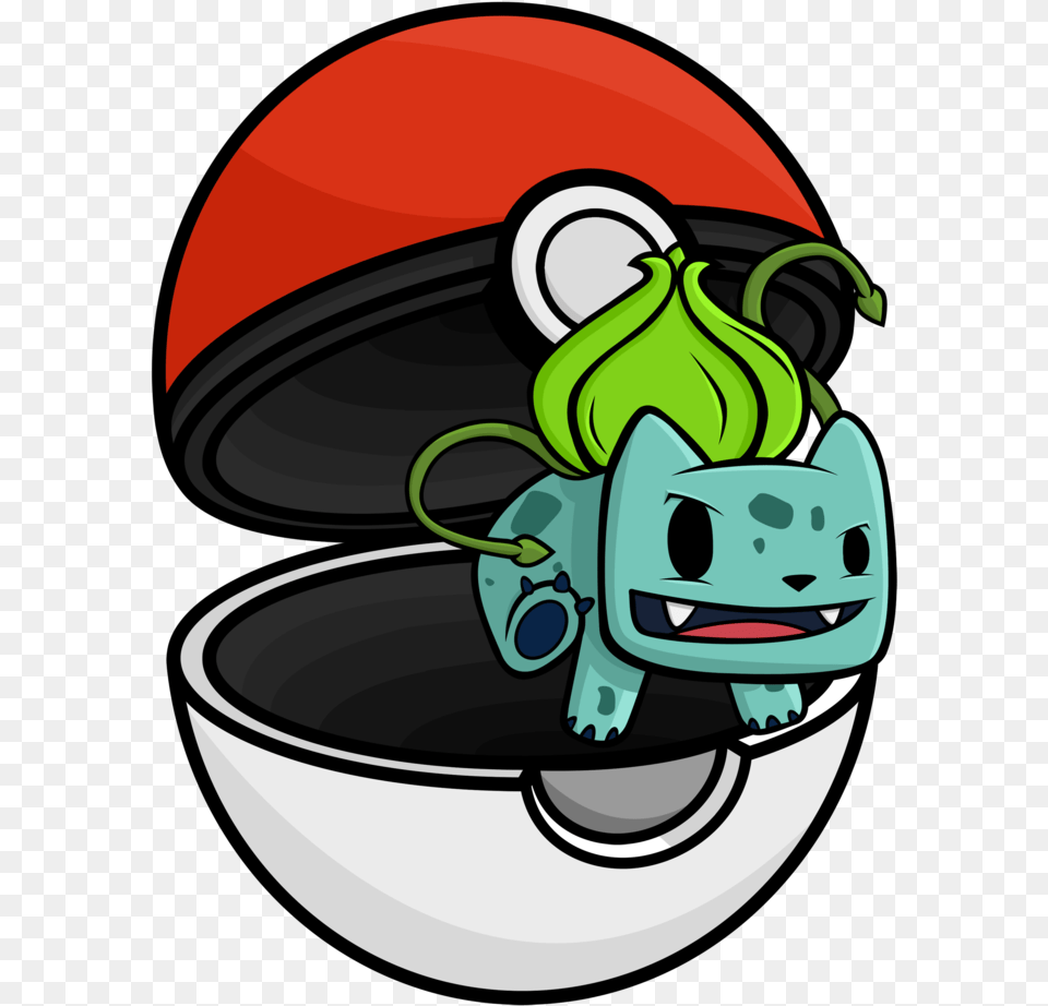 Bulbasaur S Pokeball, Helmet, Device, Grass, Lawn Png