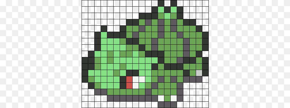 Bulbasaur Sprite Perler Bead Pattern Bead Sprite Shiny Bulbasaur Pixel Art, Chess, Game Free Transparent Png