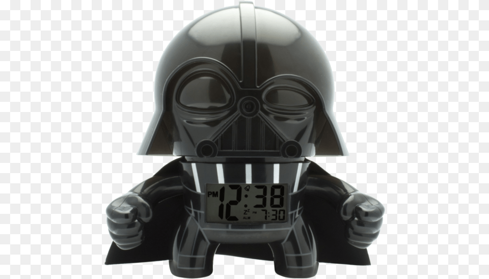 Bulbbotz Star Wars Darth Vader Alarm Clock Darth Vader Clock Bulbbotz, Helmet, Clothing, Hardhat, Electronics Png