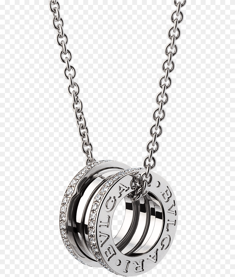 Bulgari B Zero1 Platinum Pendant, Accessories, Diamond, Gemstone, Jewelry Free Png