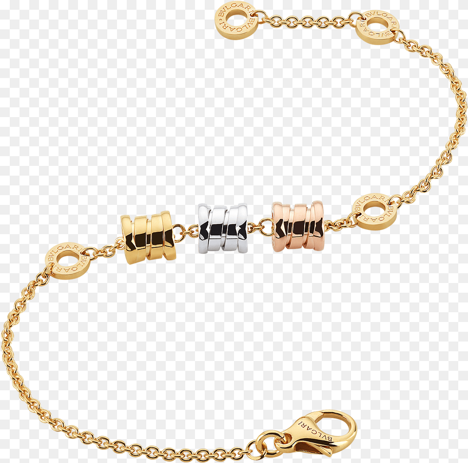 Bulgari Tri Color Zero Bracelet, Accessories, Jewelry, Necklace Png Image