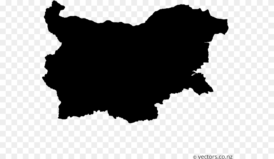 Bulgaria Map Vector, Gray Free Transparent Png