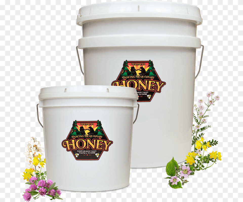 Bulk Raw Honey Honey, Bucket, Cup, Disposable Cup Free Png Download