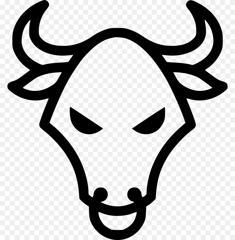 Bull, Stencil, Animal, Kangaroo, Mammal Free Transparent Png