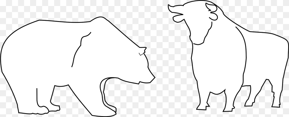 Bull And Bear Clipart, Animal, Mammal, Pig, Face Free Png