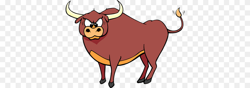 Bull Animal Mammal Domestic Farm Cattle Br Clip Art Bull, Livestock, Ox, Kangaroo, Buffalo Png Image