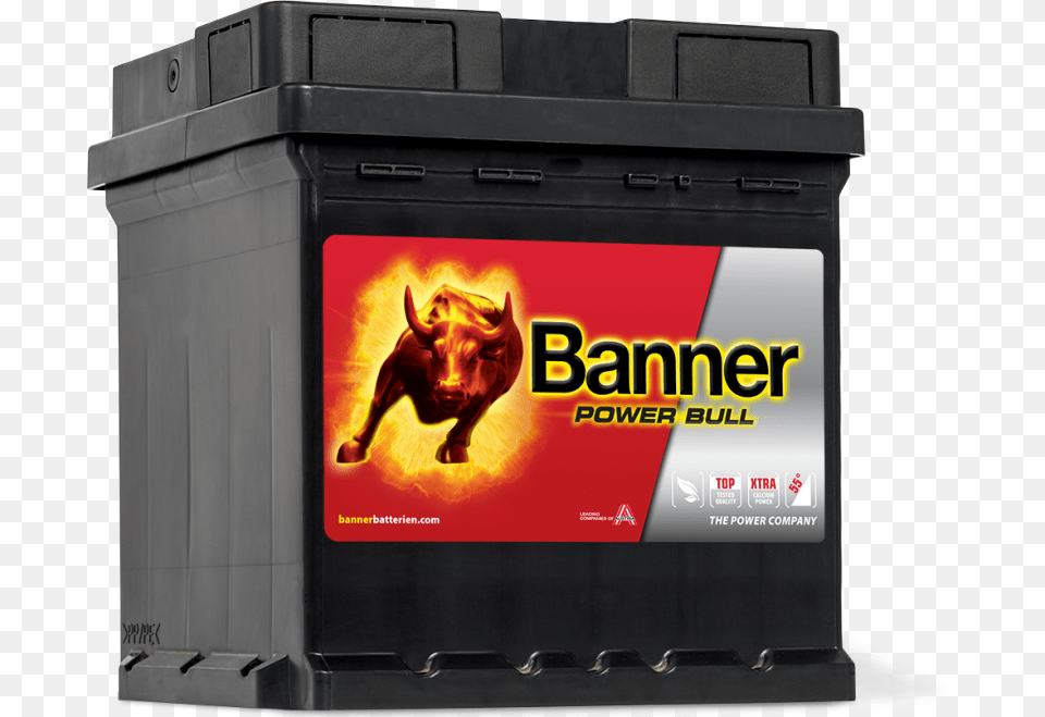 Bull Banner Power Bull Autobatterie P42 08 42 Ah, Box, Mailbox, Animal, Livestock Free Transparent Png