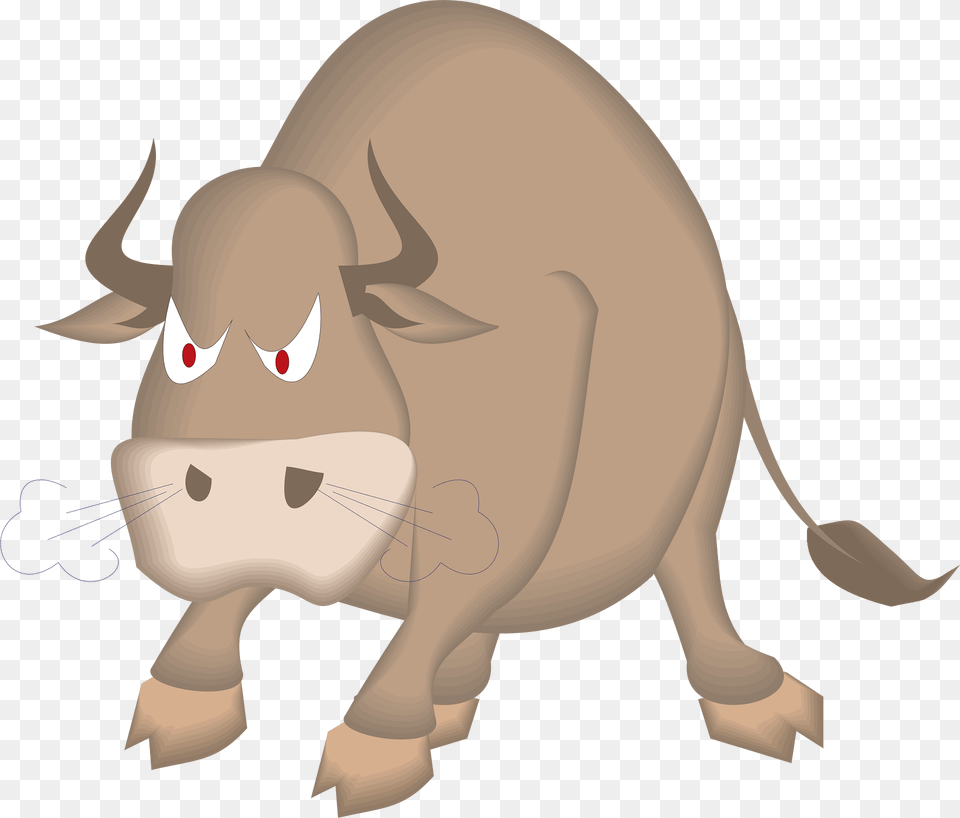 Bull Clipart, Animal, Buffalo, Mammal, Wildlife Png Image