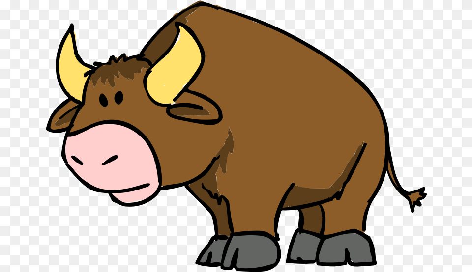 Bull Clipart, Animal, Mammal Png