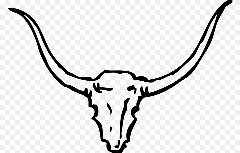 Bull Clipart, Gray Free Transparent Png
