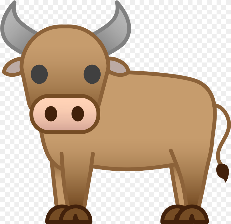 Bull Emoji Samsung Ox Emoji, Animal, Mammal, Cattle, Livestock Png