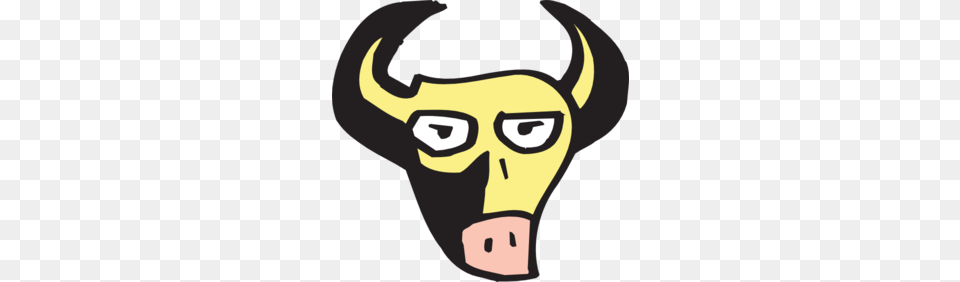 Bull Face In Shadow Clip Art, Baby, Person, Animal, Buffalo Png