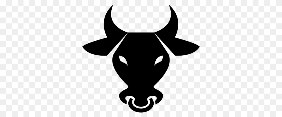 Bull Frontal Head Free Vectors Logos Icons And Photos Downloads, Gray Png