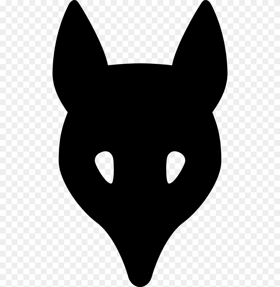 Bull Head Silhouette, Gray Png Image