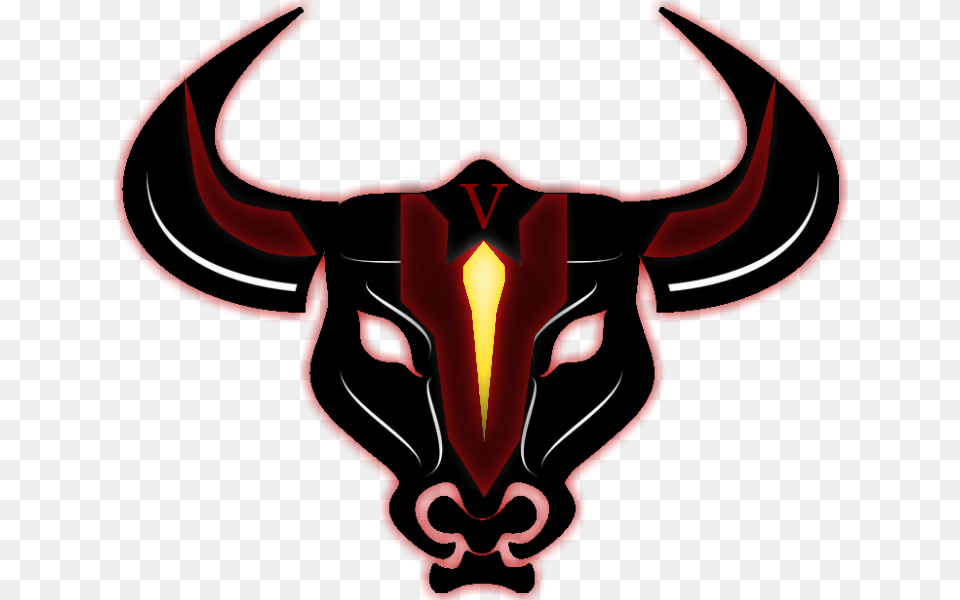 Bull Head Vector Clipart Bull Ox Bull Head Vector, Light, Emblem, Symbol, Smoke Pipe Png Image