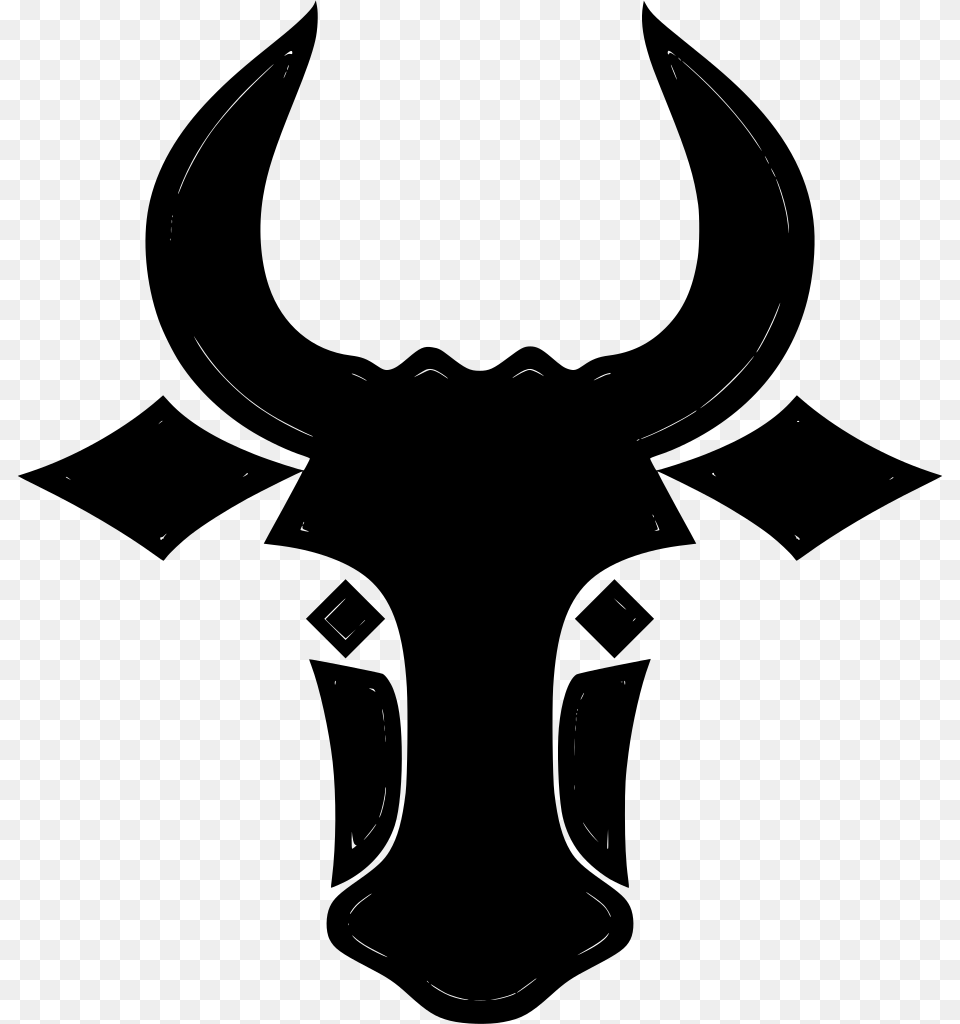 Bull Horn, Gray Free Png Download