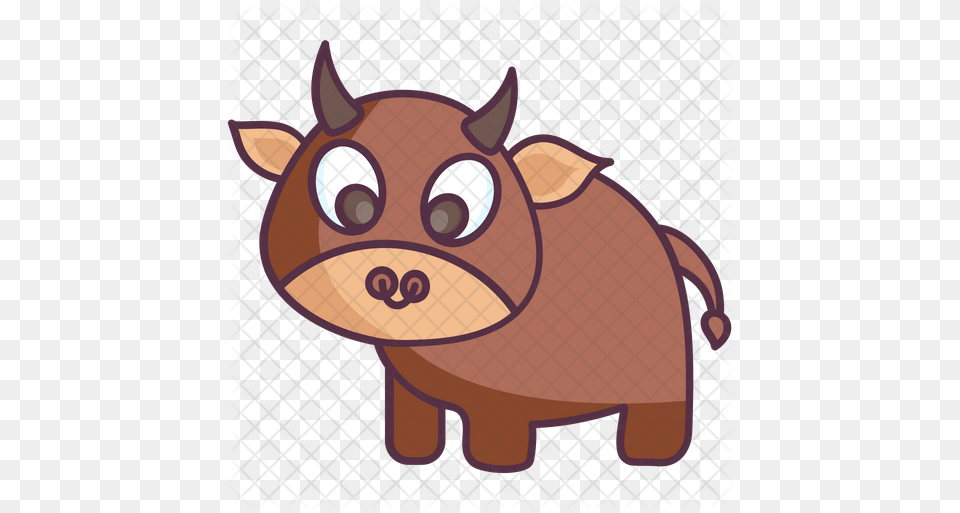 Bull Icon Cartoon, Animal, Mammal, Pig, Kangaroo Png