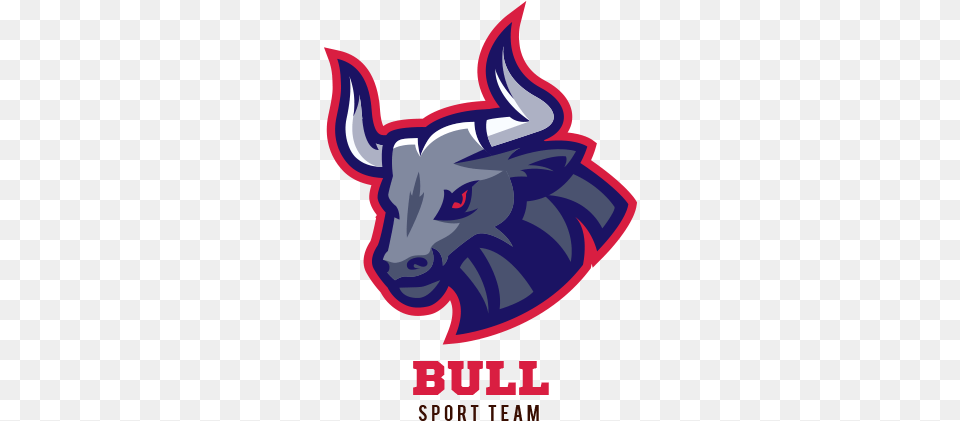 Bull Logo Banteng Logo Animales Esports Logo, Livestock, Dynamite, Weapon, Animal Free Png Download