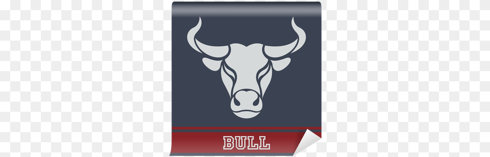 Bull Logo Wall Mural Pixers Bull, Animal, Mammal, Longhorn, Livestock Png
