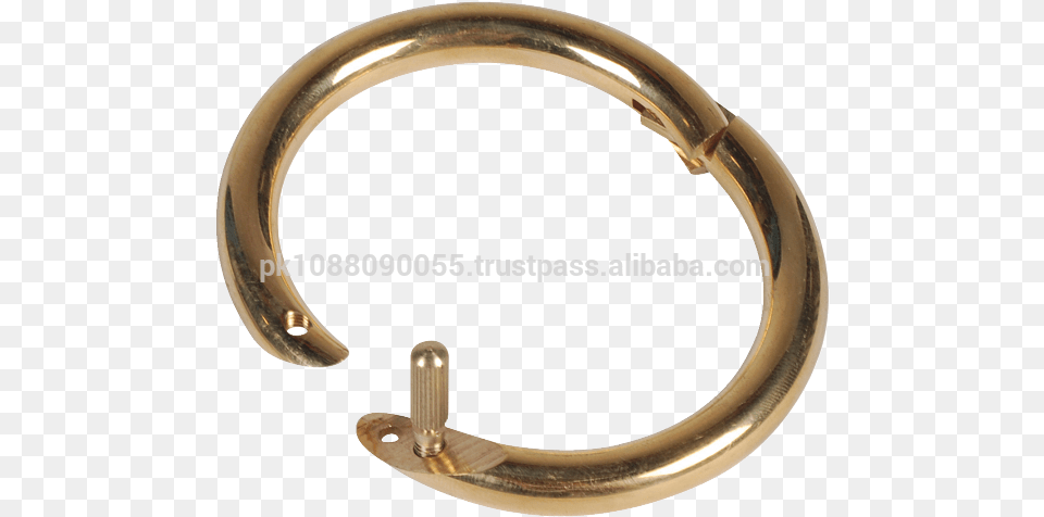 Bull Nose Ring Bull Ring Brass, Cuff, Bathroom, Indoors, Room Free Png Download