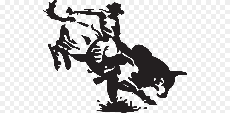 Bull Riding Clip Art, Stencil, Silhouette, Baby, Person Free Transparent Png