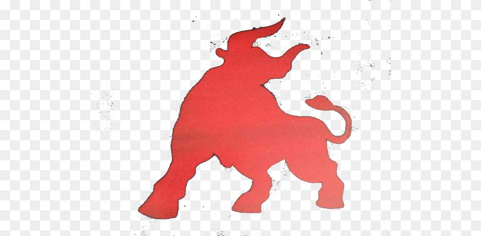 Bull Rubbed Smoked Smoking, Silhouette, Animal, Bear, Mammal Free Png Download