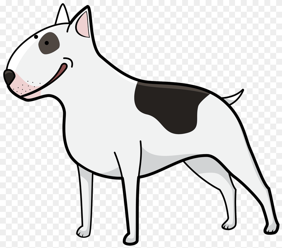 Bull Terrier Clipart, Animal, Canine, Dog, Mammal Png Image