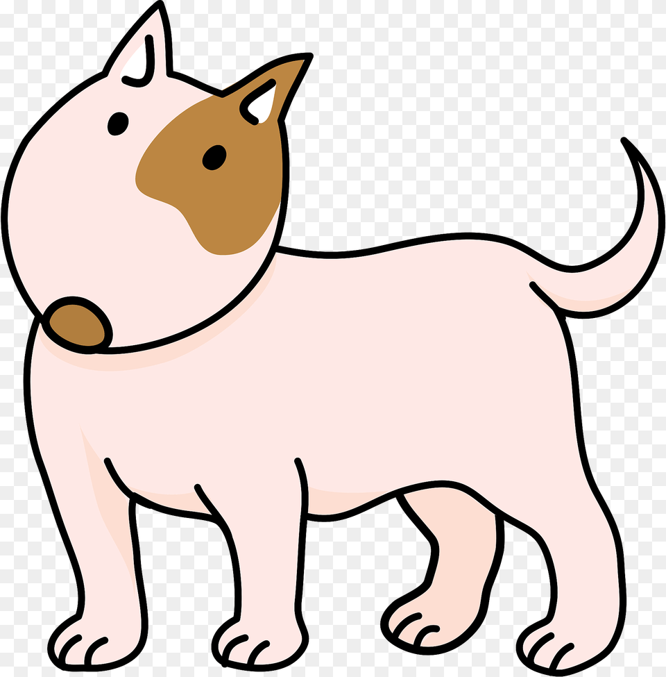 Bull Terrier Dog Clipart, Animal, Canine, Mammal, Pet Png Image