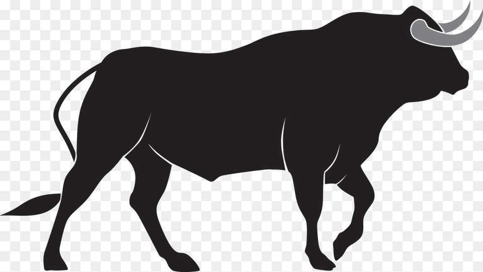 Bull With Flowers Clip Art Gardening Flower And Vegetables, Animal, Cattle, Livestock, Mammal Png Image