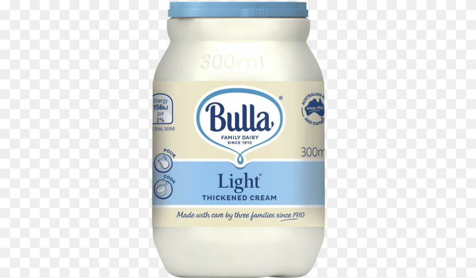 Bulla Thickened Cream, Food, Mayonnaise, Can, Tin Free Png