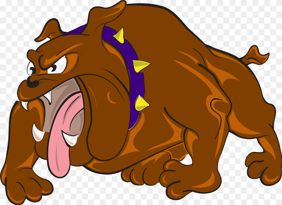 Bulldog Cartoon Angry Vector Graphic On Pixabay Omega Psi Phi Dog, Animal, Lion, Mammal, Wildlife Free Png Download