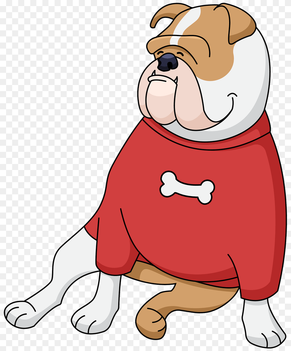 Bulldog Clipart, Cartoon, Animal, Bear, Mammal Png Image