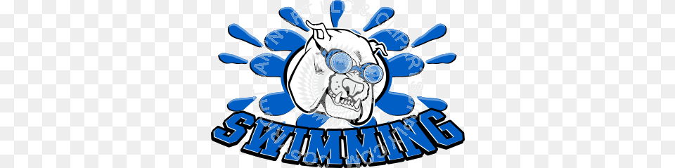 Bulldog Clipart Swimming, Leisure Activities, Person, Sport, Water Free Transparent Png