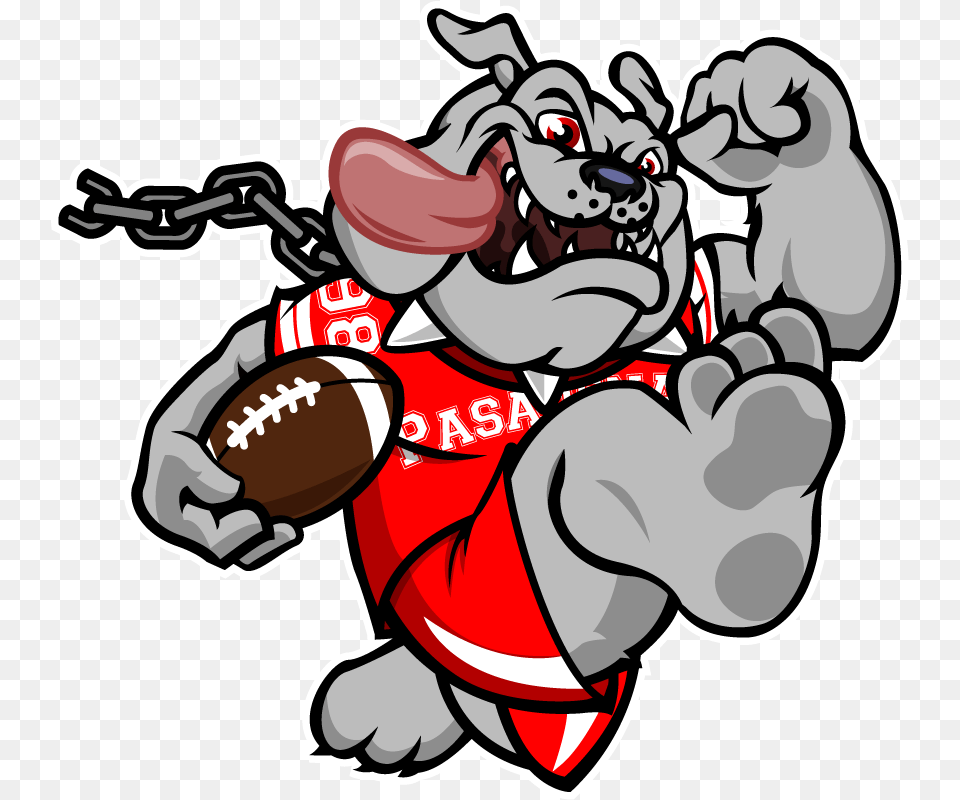 Bulldog Football Mascot Image, Dynamite, Weapon Png