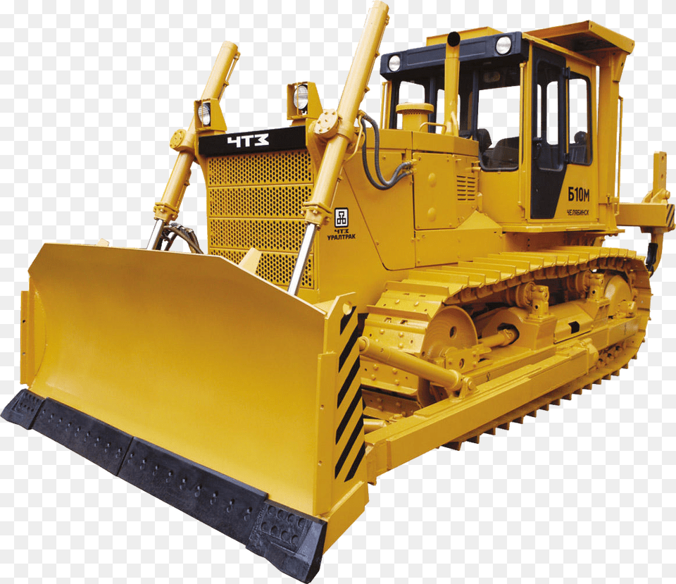 Bulldozer, Machine, Snowplow, Tractor, Transportation Free Png