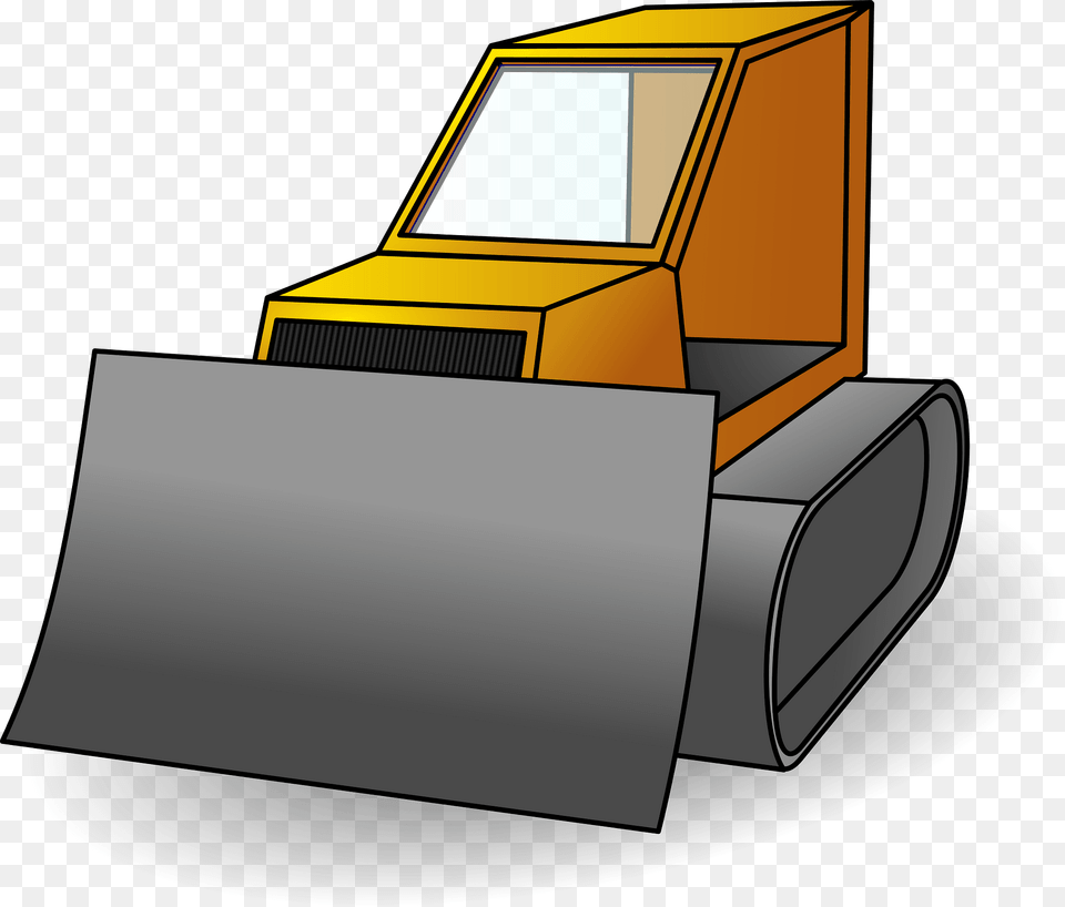 Bulldozer Clipart, Machine Free Png