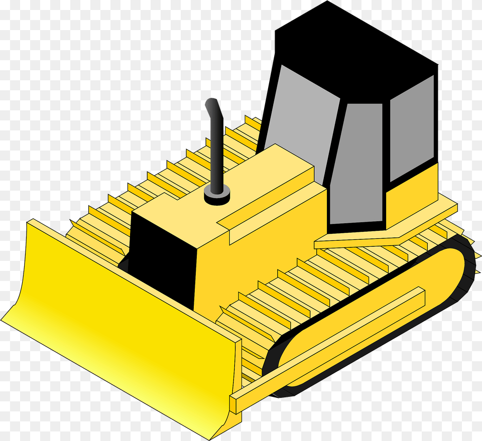 Bulldozer Clipart, Machine Png