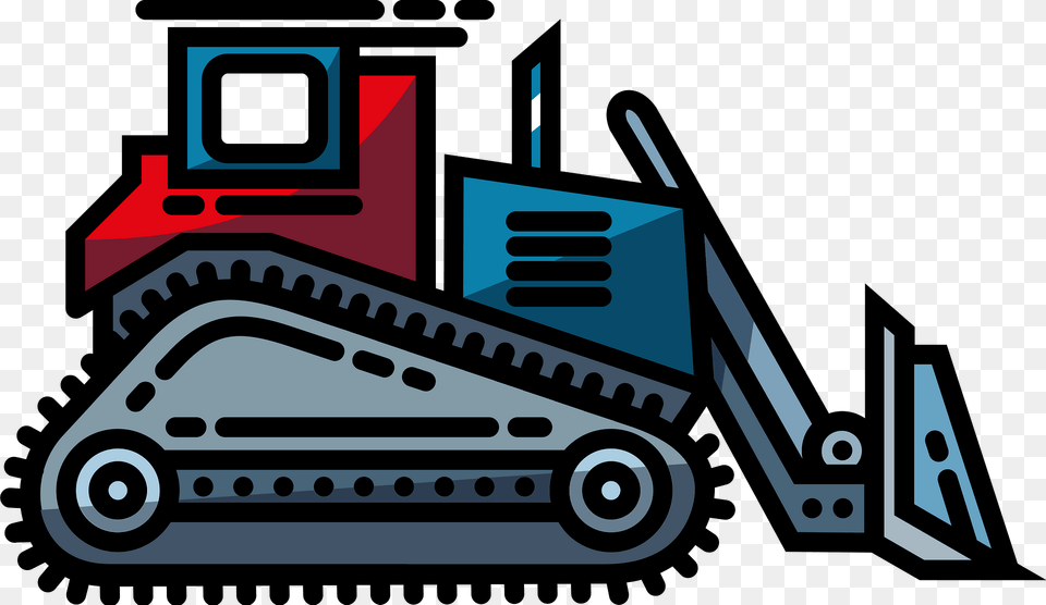 Bulldozer Clipart, Machine Png