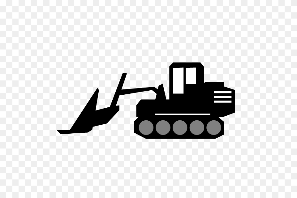 Bulldozer Heavy Machinery Construction Site Clip Art, Weapon Free Png Download