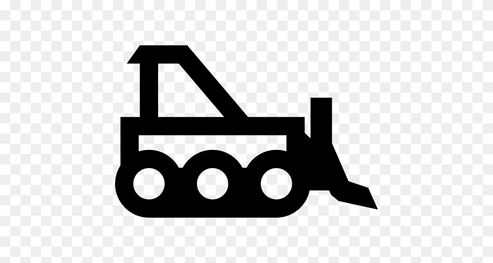 Bulldozer Outline, Device, Tool, Plant, Lawn Mower Png Image