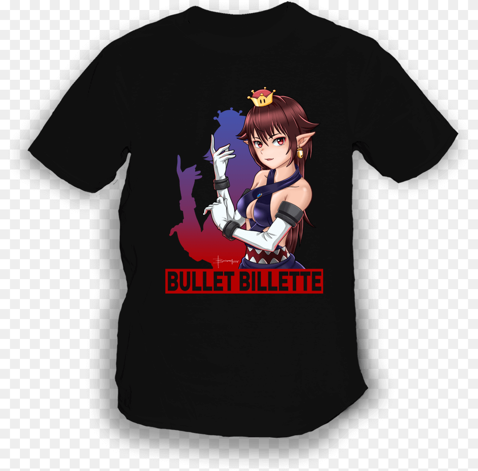 Bullet Billette A Blk Tee Rabbit Inc, Book, Clothing, Comics, T-shirt Png